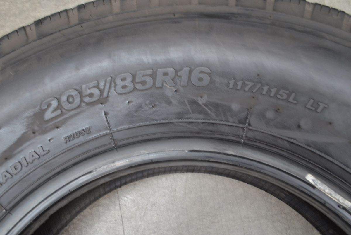 程度良好品】ブリヂストン DURAVIS R205 205/85R16 117/115L LT 6本 