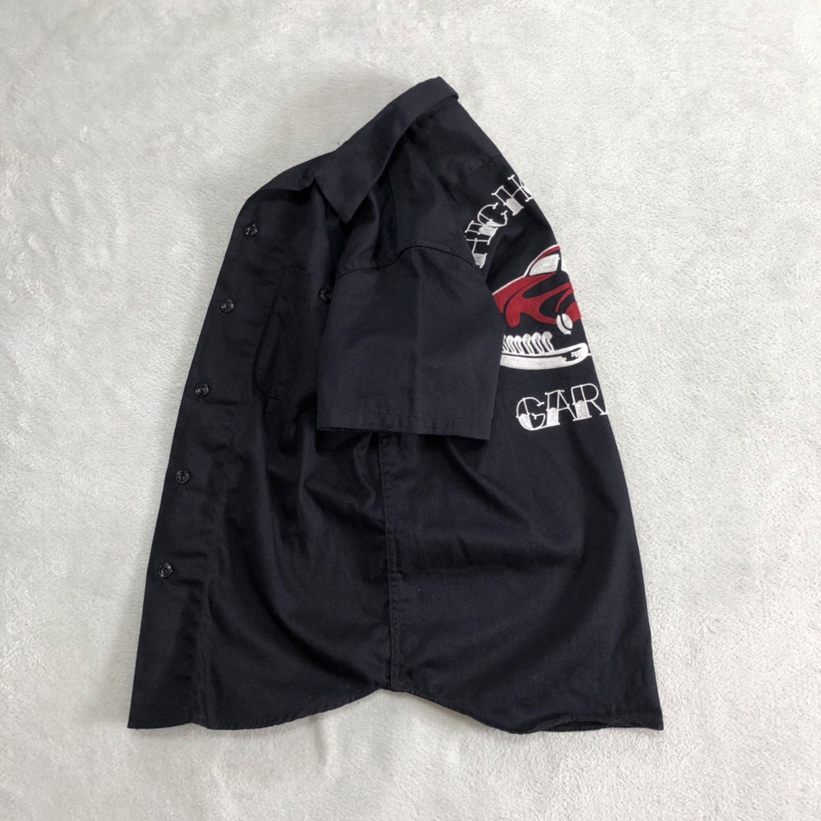 CALEE ワークシャツ 刺繍 HICHOPPER 13 GARAGE ボーリングシャツ