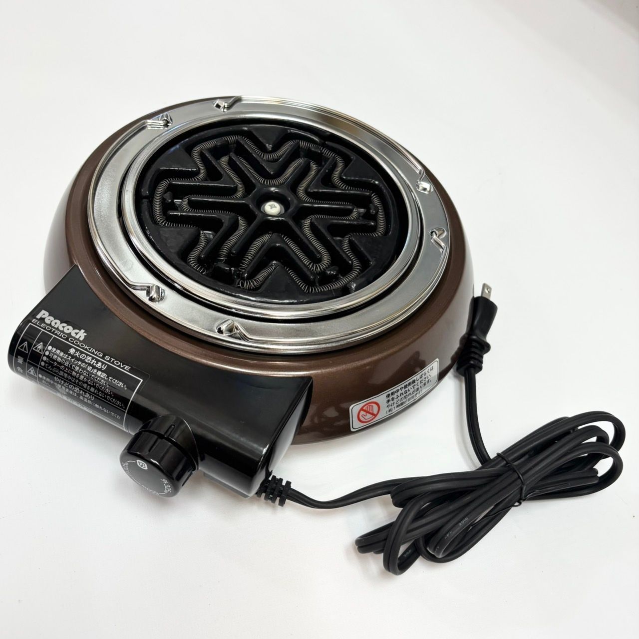 電気コンロ 孔雀印 ピーコック魔法瓶 電熱器 VCA-501 052 電気052 ほぼ未使用 電気コンロ 孔雀印 ピーコック魔法瓶