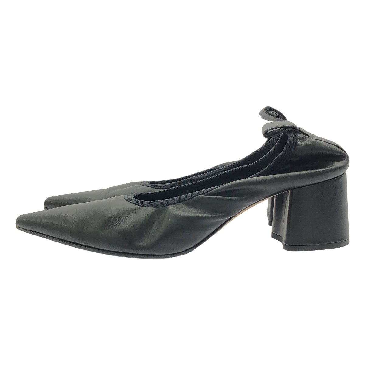L'Appartement 別注✨BRENTA CHUNKY PUMPS 黒 L'Appartement / アパルトモン | × BRENTA 別注 CHUNKY PUMPS