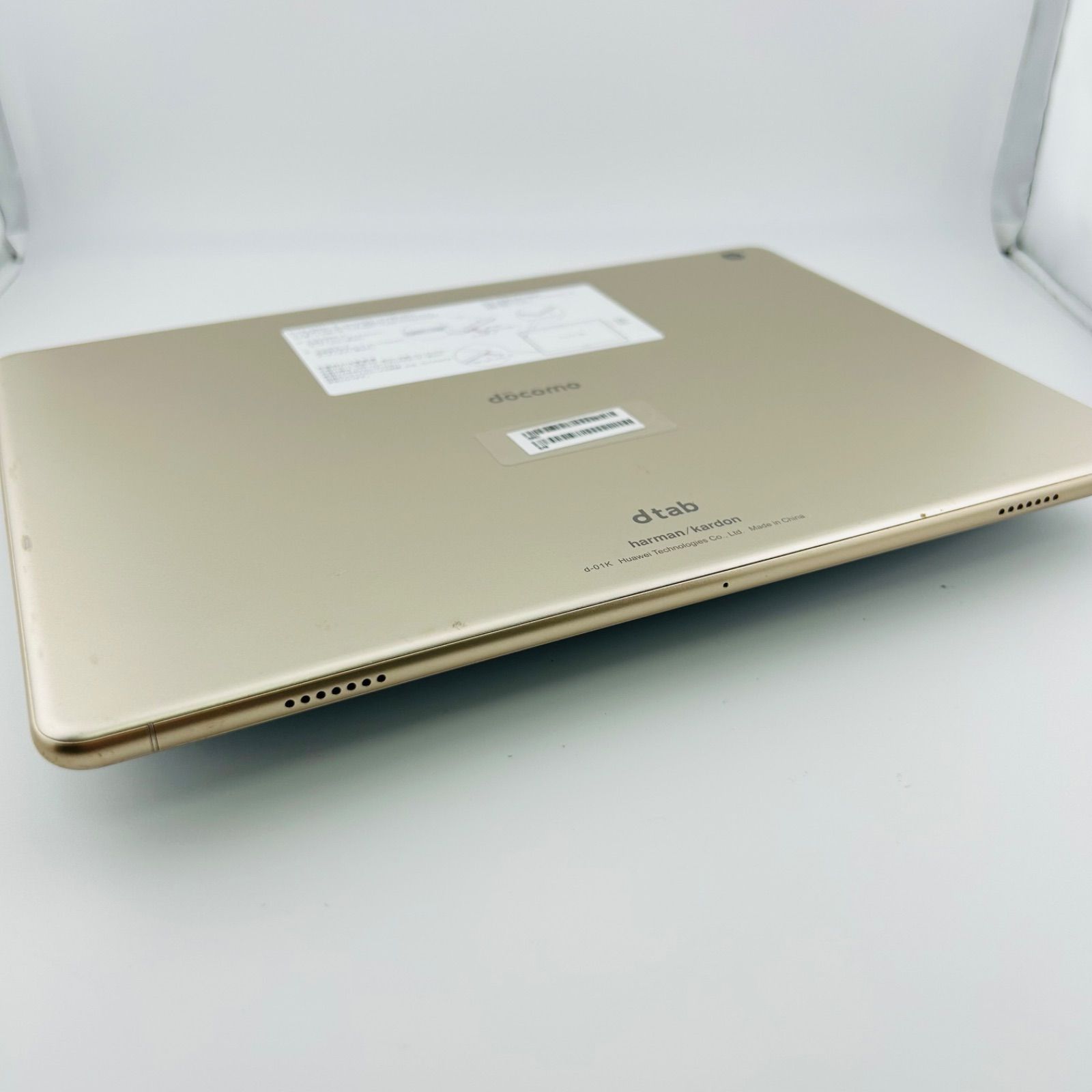 docomo HUAWEI dtab d-01K Silver (SIMロック解除済)
