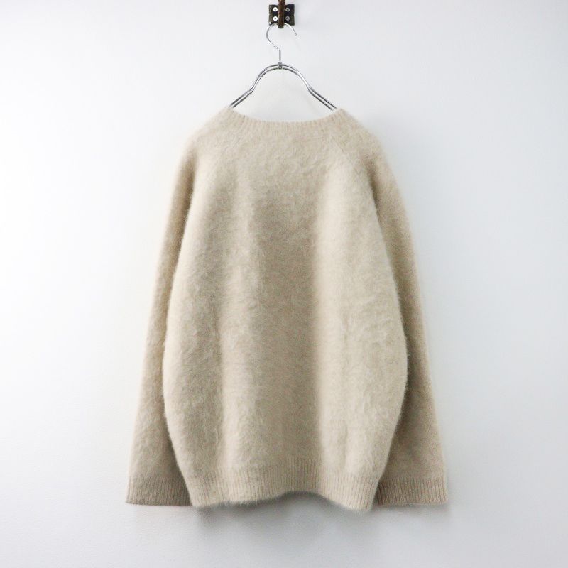 人気 ドゥーズィエムクラス MUSE de Deuxieme Classe DUET クルーネック Sweater ベージュ/フォックスラクーンファー【2400014512816】 人気 ドゥーズィエムクラス MUSE de Deuxieme Classe DUET クルー
