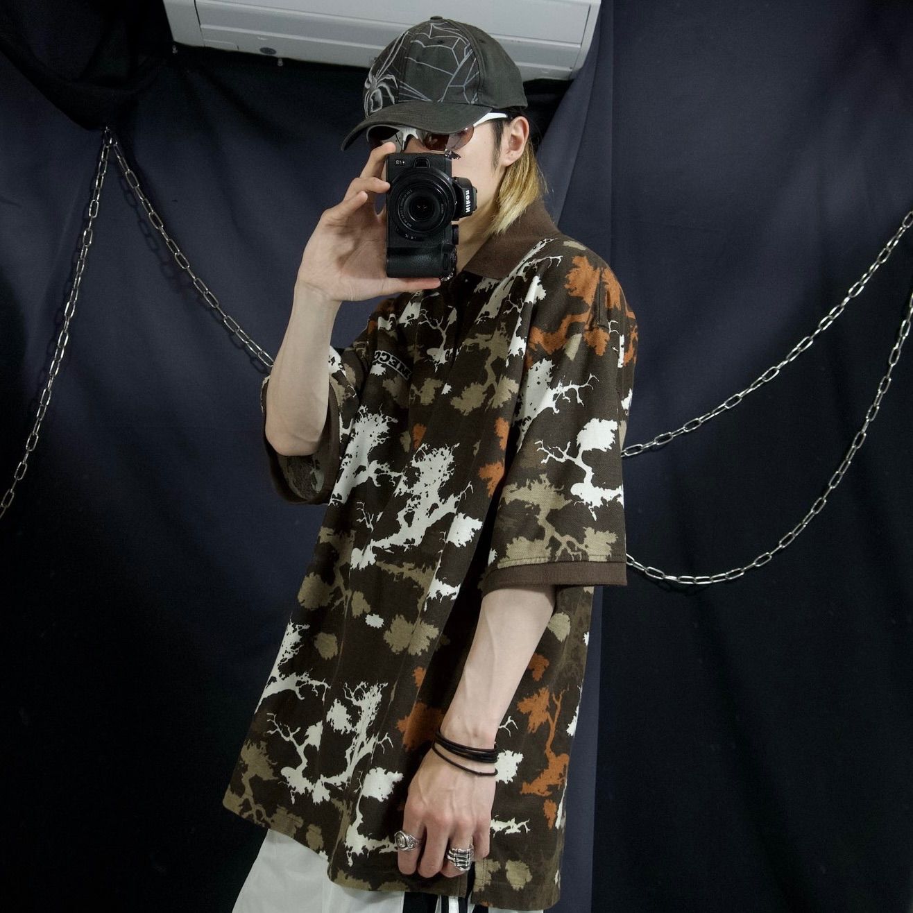“MECCA メッカ　ポロシャツ　hiphop 00s MECCA “Hip Hop Camouflage” (Desert Realtree Mix) S/S