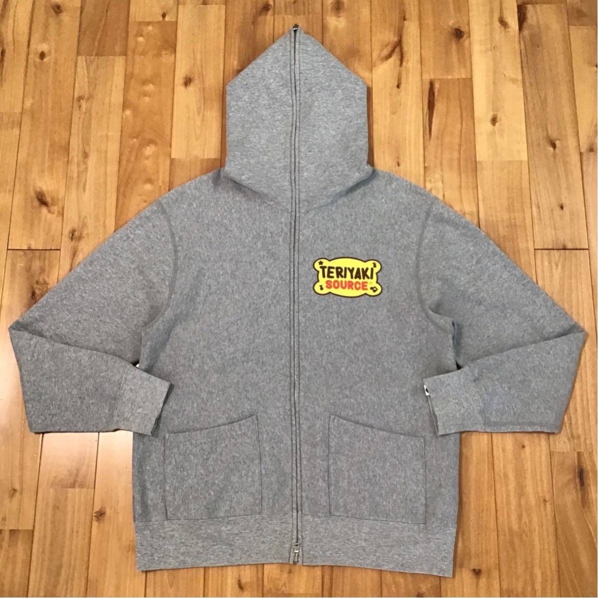 BAPE テリヤキ星人 フルジップパーカー グレー - メルカリ