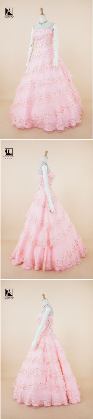 フォーマルドレス》販売 クラレナの ネックレス イヤリング付き  