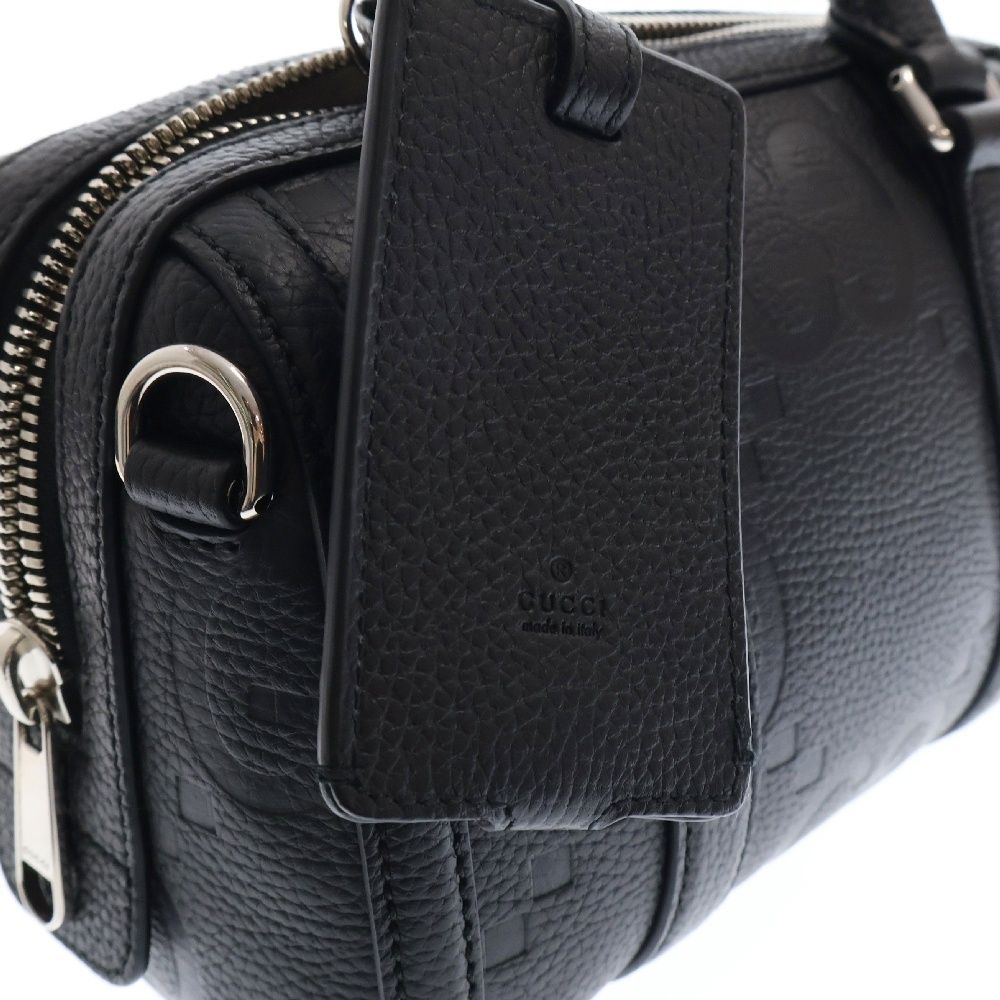 【GUCCI】グッチ ボストンバッグ ブラック インターロッキングミニボストンバッグ ブラック ヴィンテージ