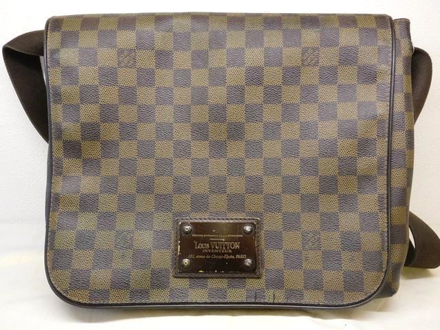 ヴィトン ■ N51211 SR3088 ダミエ ブルックリンMM ショルダーバッグ Louis Vuitton メンズ レディース □7C