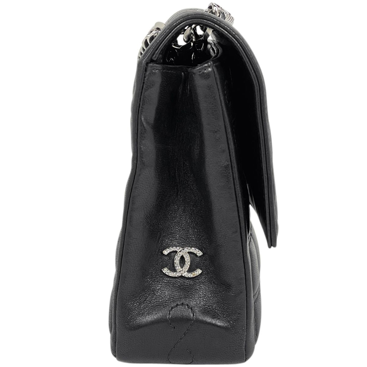 シャネル CHANEL 2.55ライン チェーン ショルダーバッグ チョコバー W