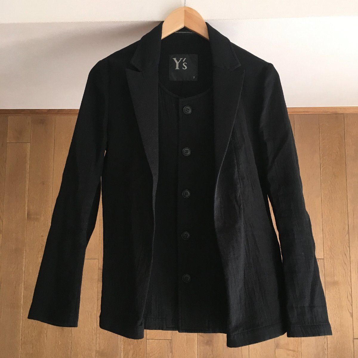 極美品　ヨウジヤマモト　Y's ワイズ ウール ジャケット モスグリーン 2 美品 Y's ワイズ ヨウジヤマモト ジャケット2 YQ-J06-010