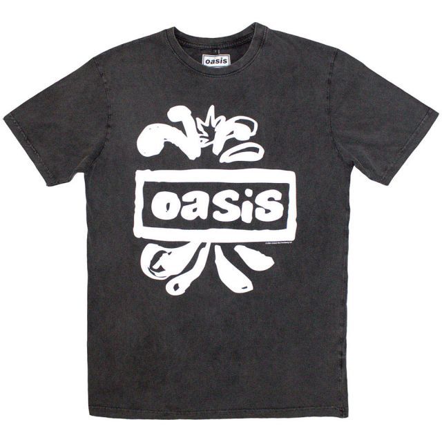 OASIS オアシス (10月 来日 記念 ) - Logo Splat / Stone Wash