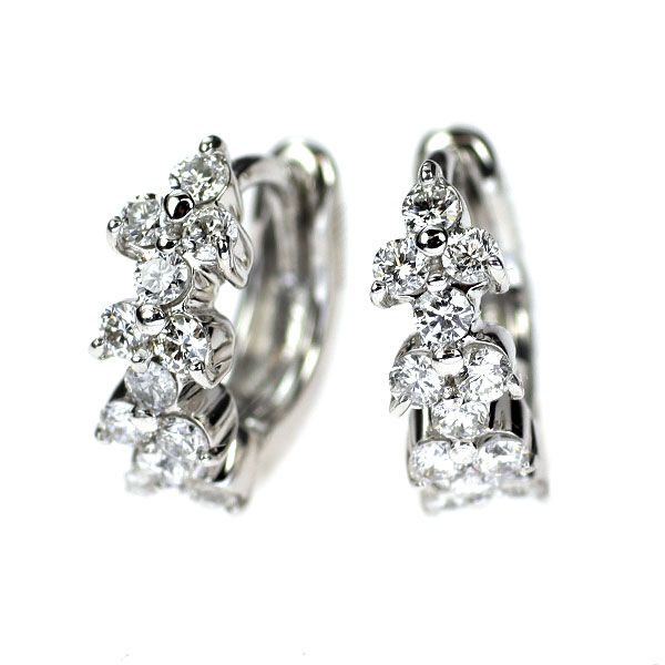 ⭐ポンテヴェキオ　ピアス　k18WG ダイヤ0.28ct K18WGダイヤモンドピアス | ポンテヴェキオ公式オンライン