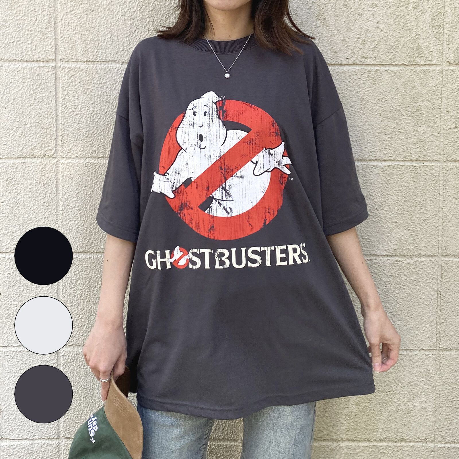 GHOSTBUSTERS　ゴーストバスターズ　Tシャツ　サイズ実寸　希少　古着 希少90s ムービーtシャツ ゴーストバスターズ 黒 Sフェード