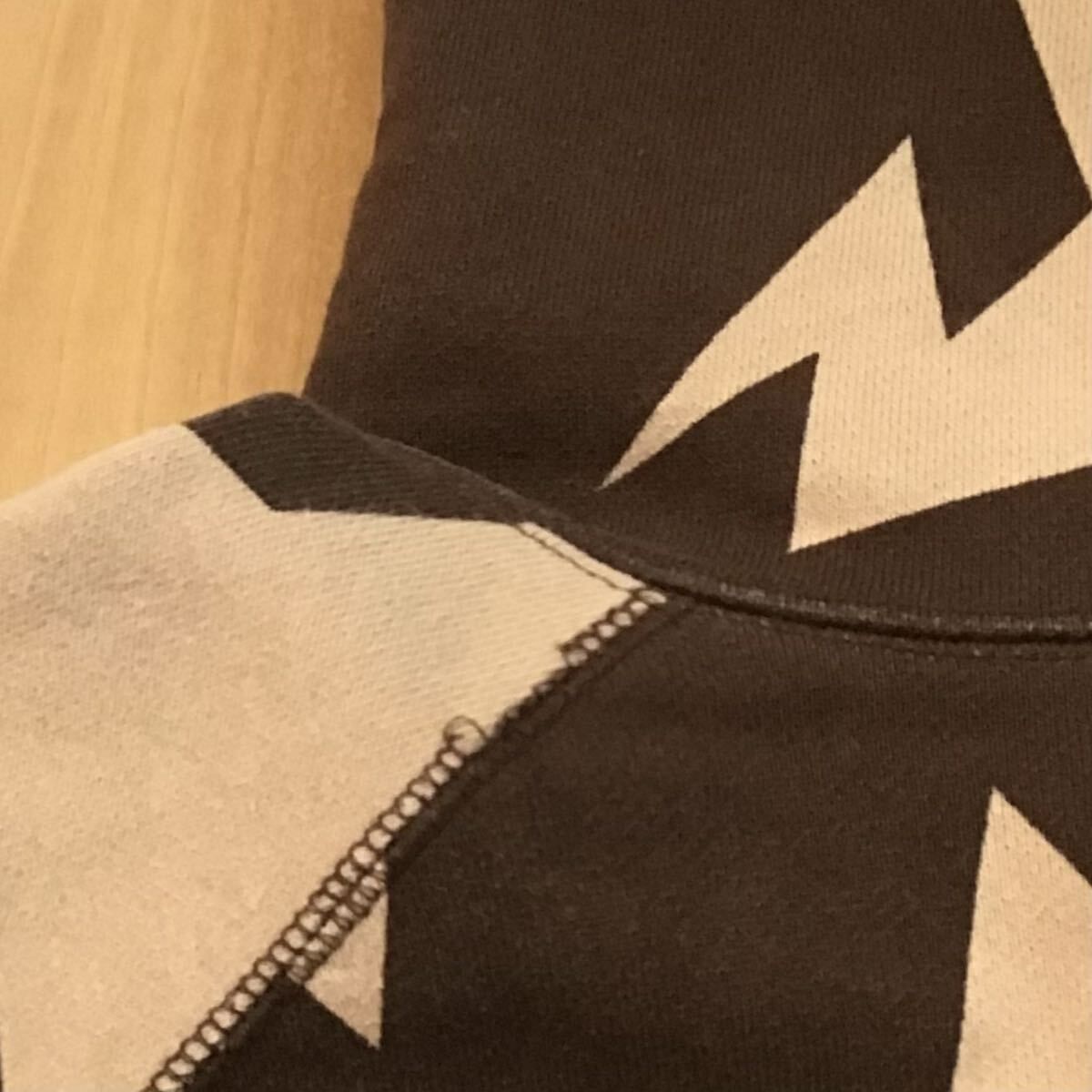 BAPE スター パーカー Mサイズ ブラウン ベージュ a bathing ape BAPE 