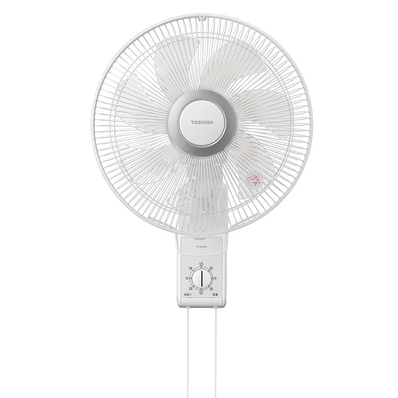 TOSHIBA 東芝 壁掛け扇風機 TF-30HK28 W ひも式 7枚羽根 風量3段階 ホコリ防止加工羽根