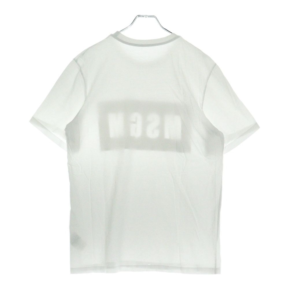 MSGM エムエスジイエム ロゴプリント 半袖 Tシャツ クルーネック MSGM エムエスジーエム Tシャツ MDM116 257002 レディース 半袖
