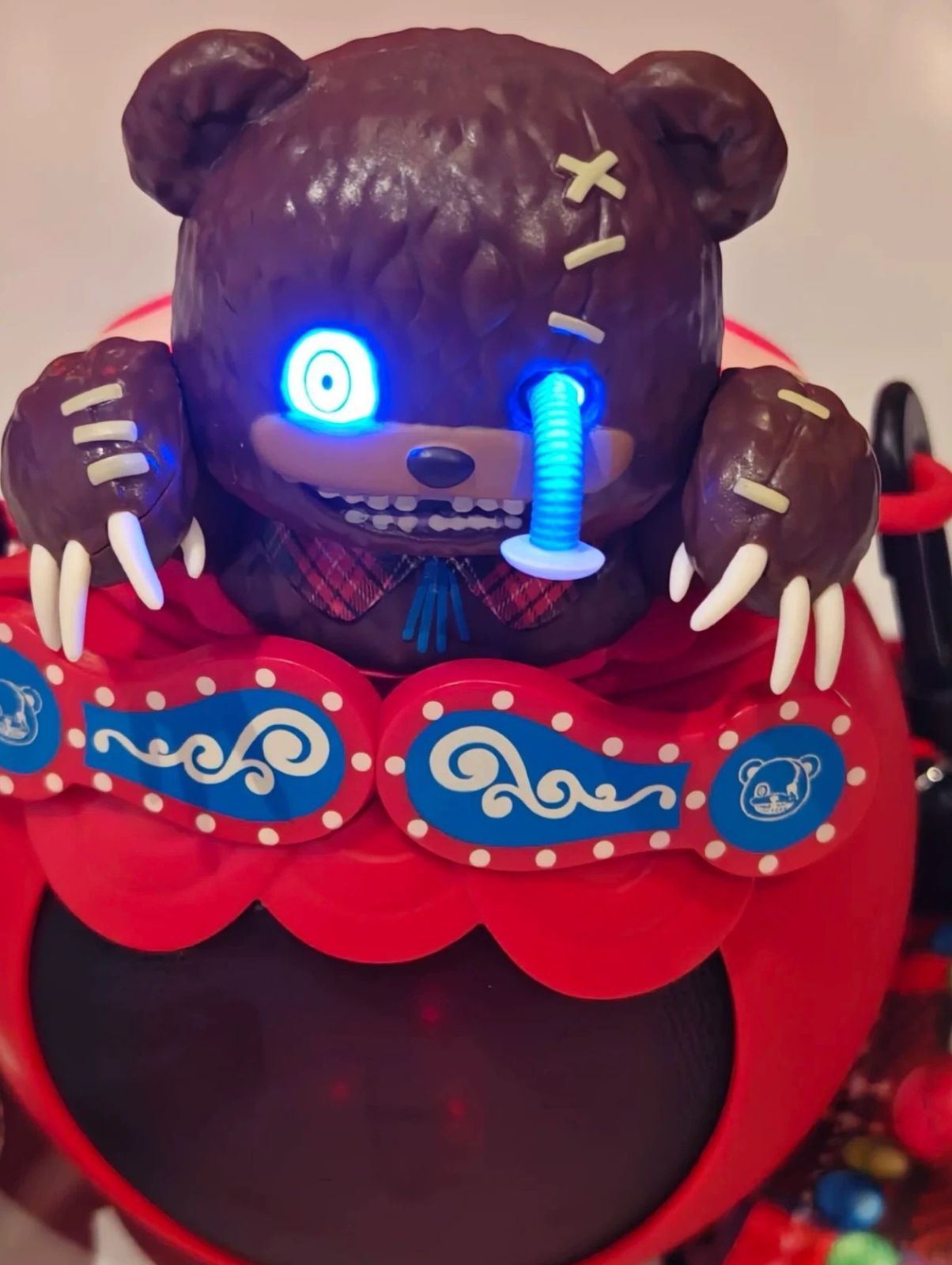 海外限定 ハロウィン クマ フィギュア LEDライト付きドリンクボトル 北京ユニバーサル限定 hamikuma ドリンクボトル クマ フィギュア