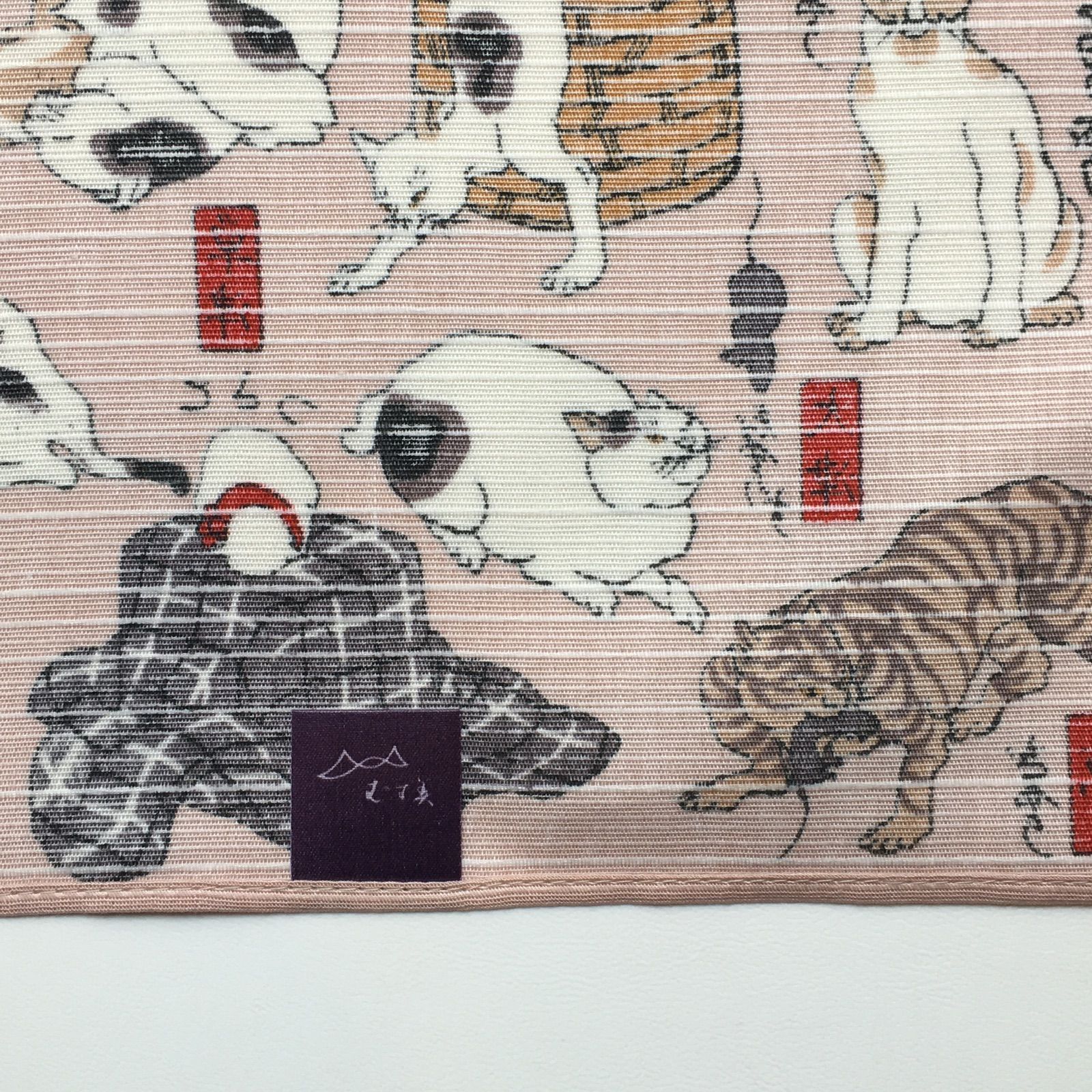 風呂敷 浮世絵 歌川国芳 猫飼好五十三疋 むす美 日本製 新品
