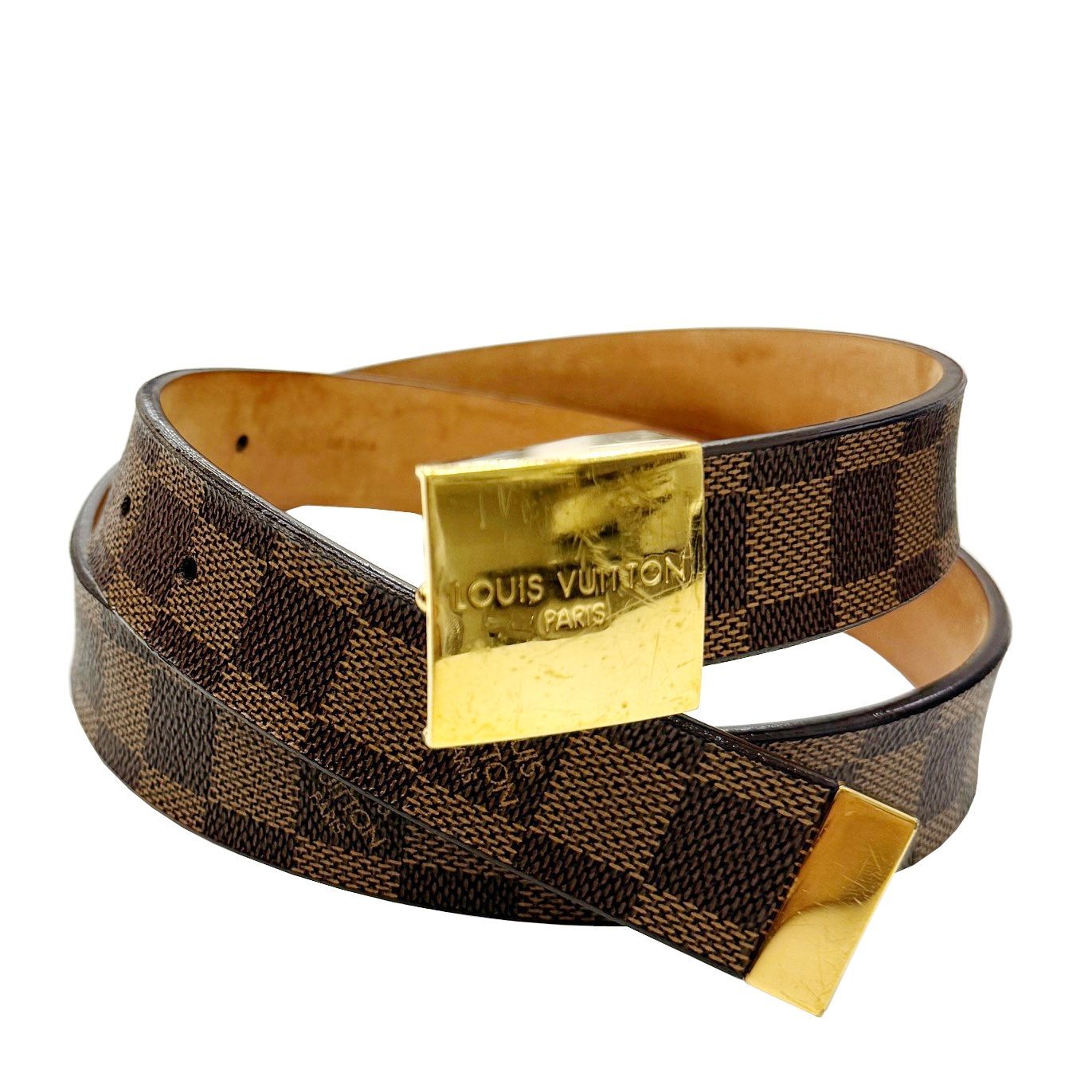 LOUIS VUITTON ルイ ヴィトン サンチュール ダミエ N6802 LB0054 サイズ90 約85～95cm メンズ レディース