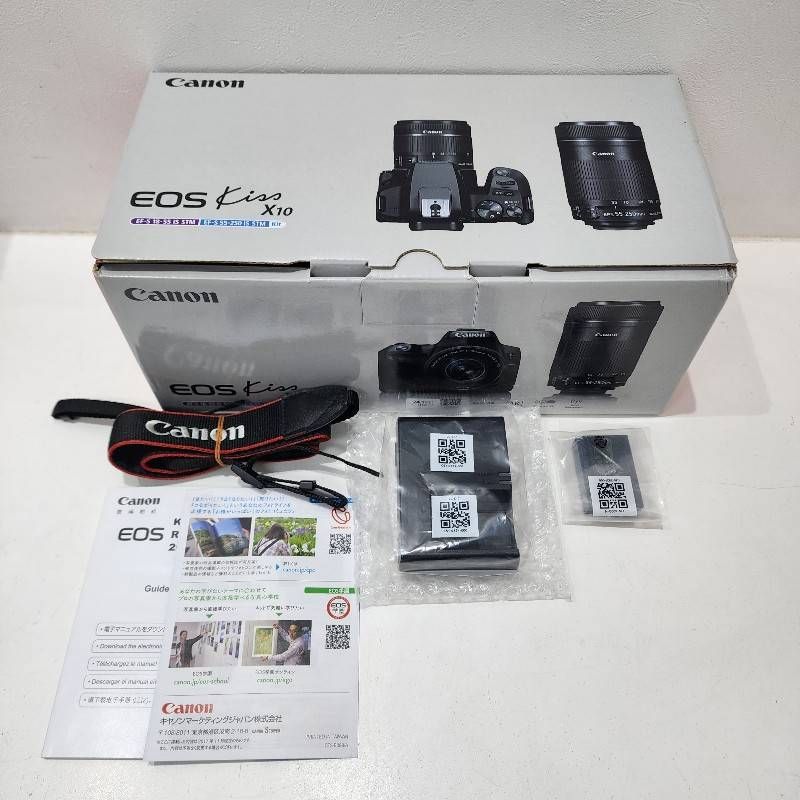 Canon キャノン デジタル一眼レフカメラ EOS Kiss X10 ダブルズーム