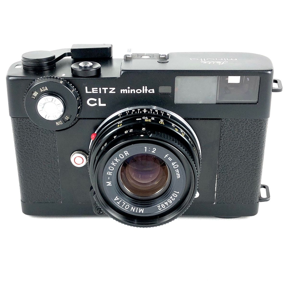 ミノルタ MINOLTA Leitz CL + M-ROKKOR 40mm F2 ライカ Mマウント フィルム レンジファインダーカメラ 【中古】