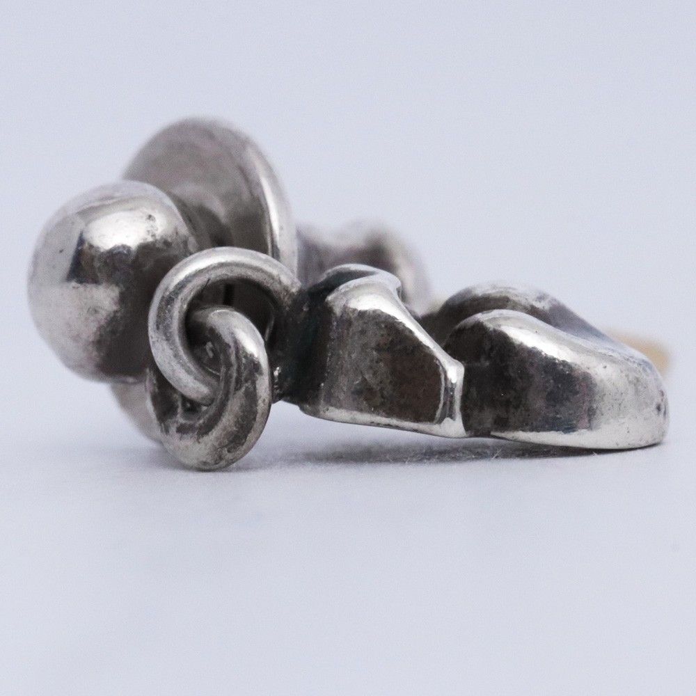 CHROME HEARTS リップ&タン ドロップ イヤリング ピアス シルバー