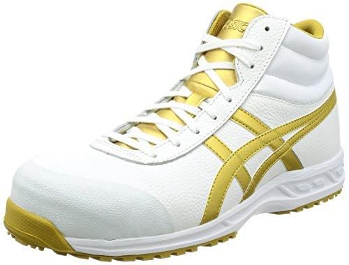 2営業日で発送 ASICS アシックス FFR71S.019427.0アシックス ウィンジョブ 71S ホワイト×ゴールド 27.0cm8354575
