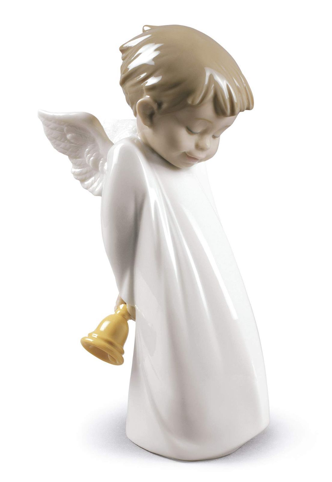 ★美品★NAO 恥ずかしがりやの天使　置物　陶器 NAO 恥ずかしがりやの天使 置物 陶器