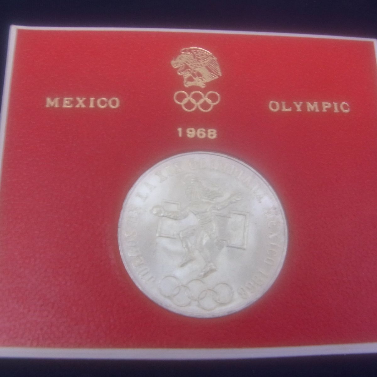 メキシコシティオリンピック記念 25ペソ 銀貨シルバー