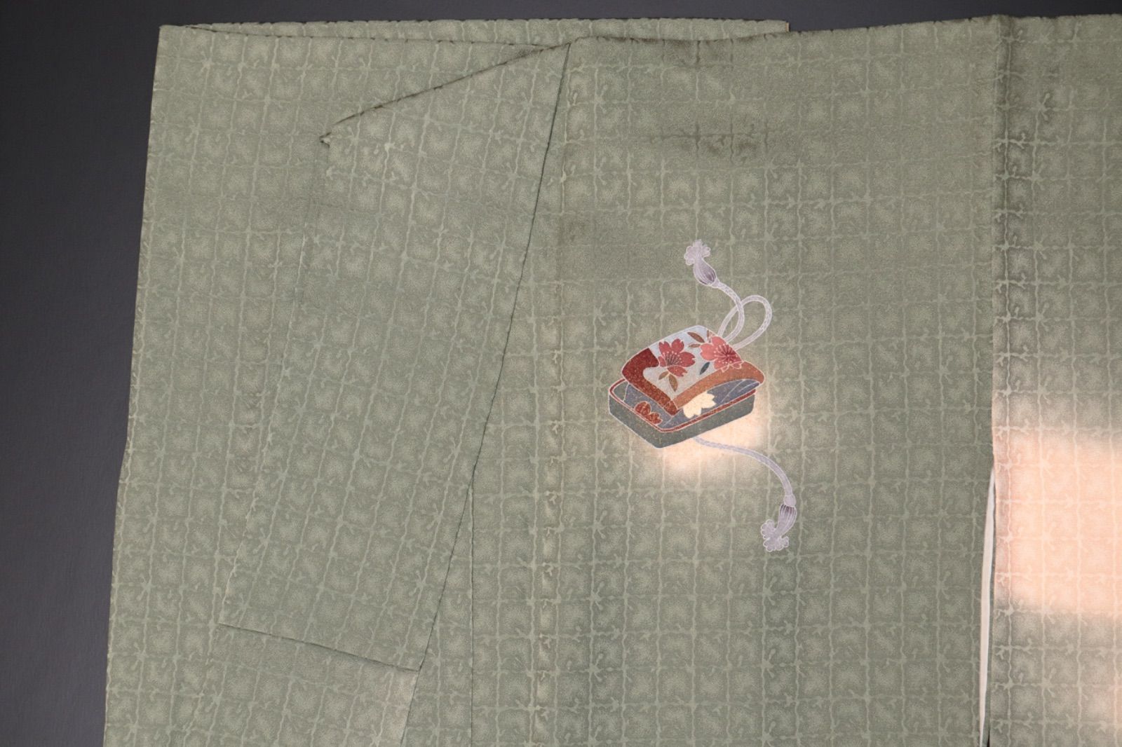 岩井茶地道長ボカシ几帳に紐