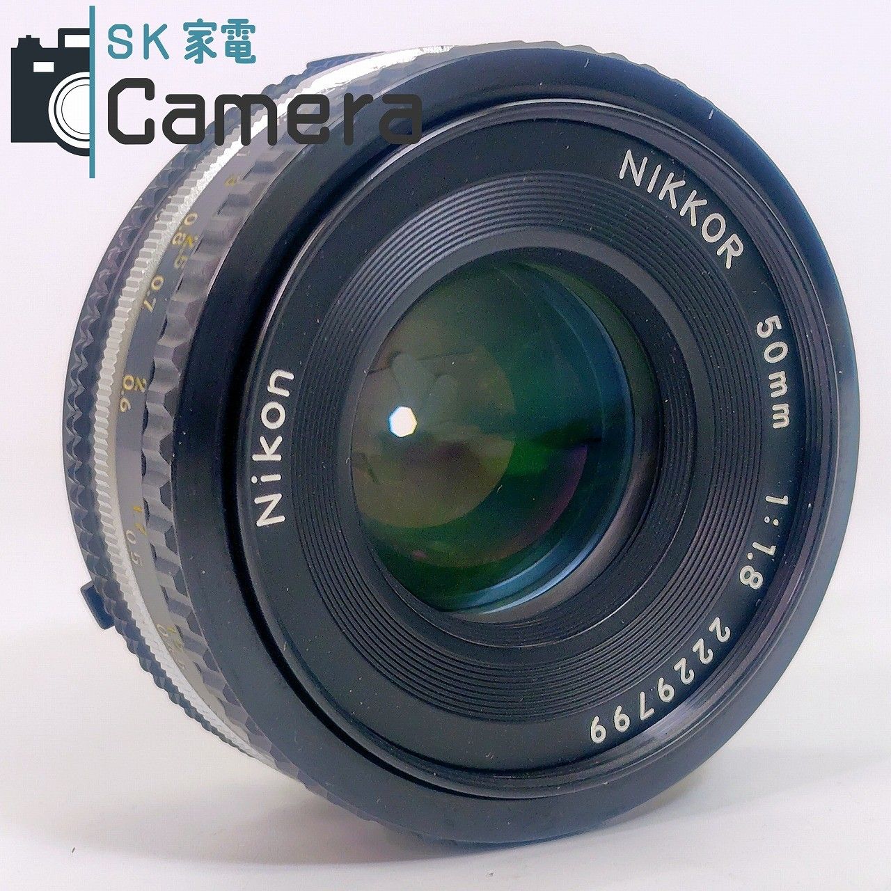 中古】 Nikon NIKKOR 50mm F1.8 Ai-s 2025年10月清掃済 ニコン パン 