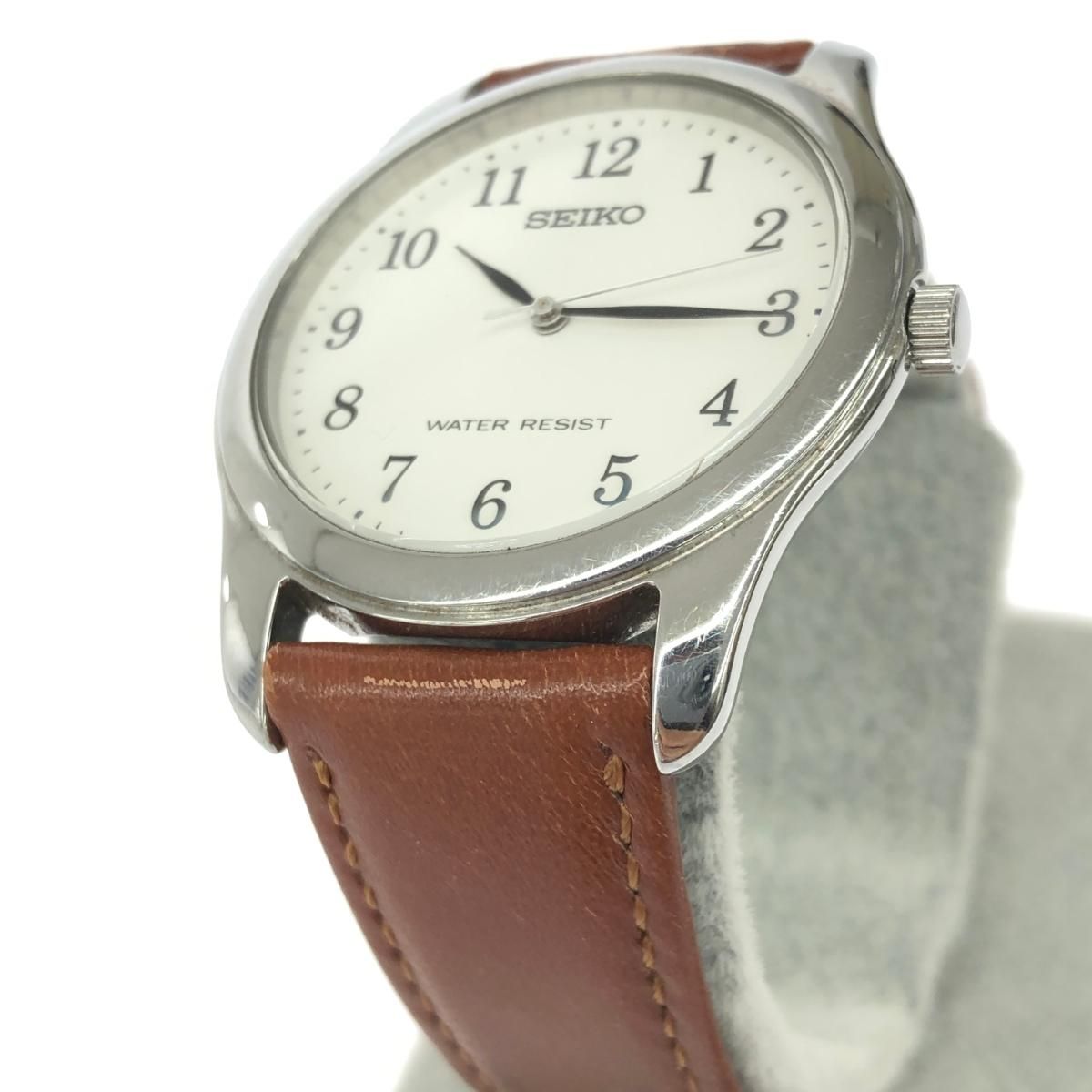 SEIKO セイコー 腕時計 7N01-0EF0 ゴールドカラー/ブラウン SS/レザー