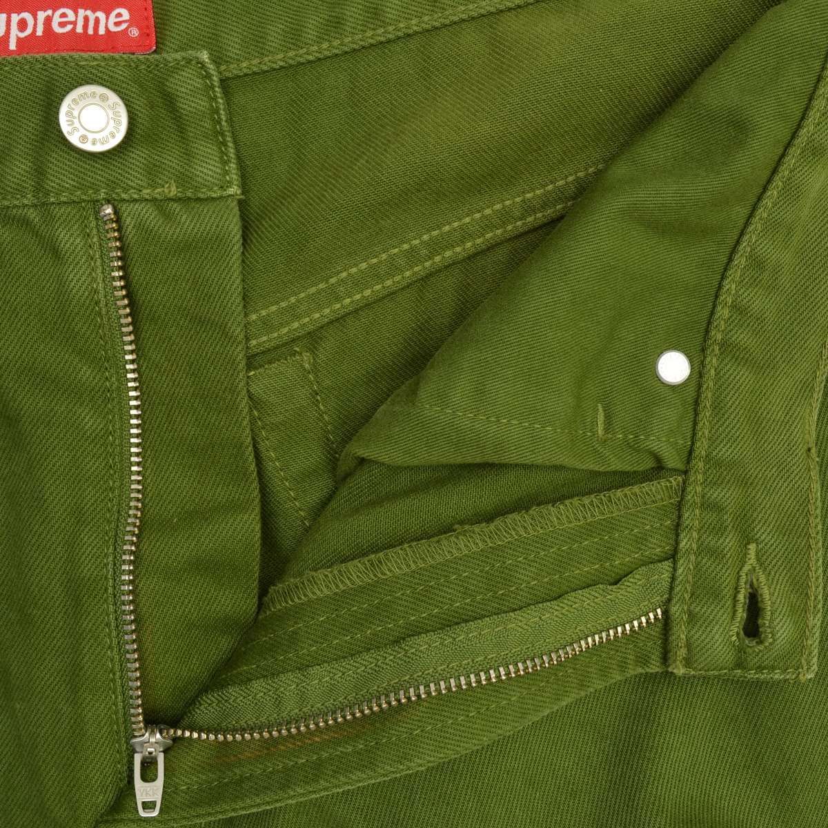 SUPREME】22AW Baggy Jean Greenデニムパンツ - メルカリ