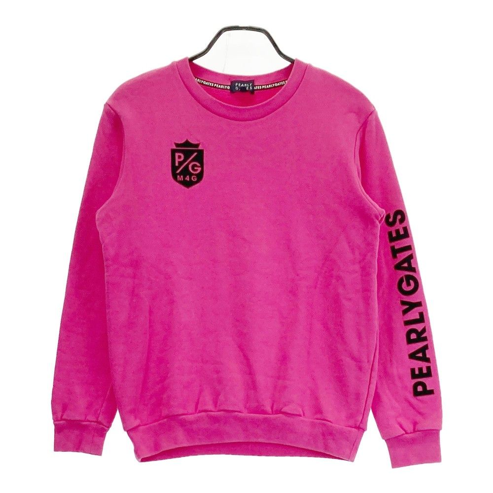サイズ：4 PEARLY GATES パーリーゲイツ スウェット ピンク系 [240101459210] ゴルフウェア メンズ ストスト