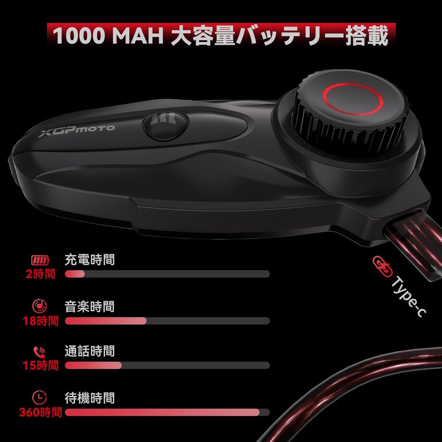 XGPMOTO バイク インカム 10人 Mesh会話モード 通話同時 XGPMOTO X10 バイク インカム 10人Mesh会話モード 通話同時音楽