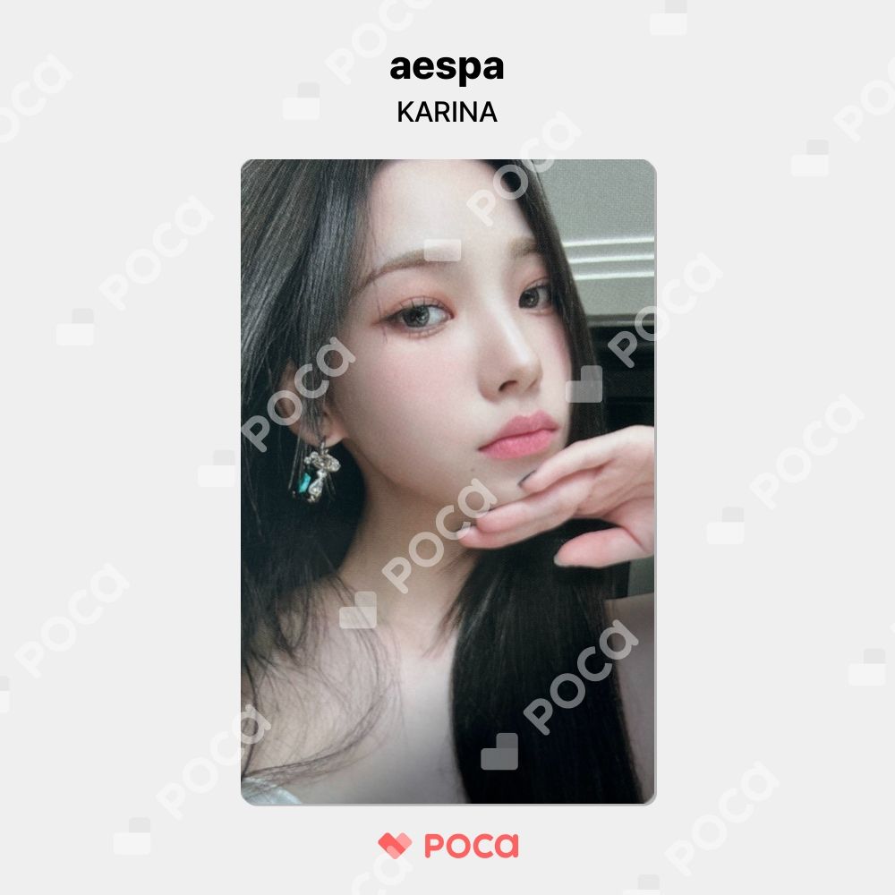 aespa 2nd Anniversary ネックレス カリナ トレカ aespa カリナ トレカ 2nd Anniversary Necklace Set 公式 トレカ