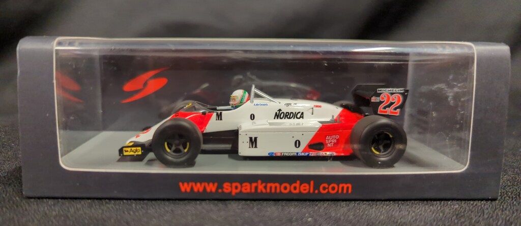 Spark model 1/43 Alfa Romeo 183T No.22 2nd South African GP 1983