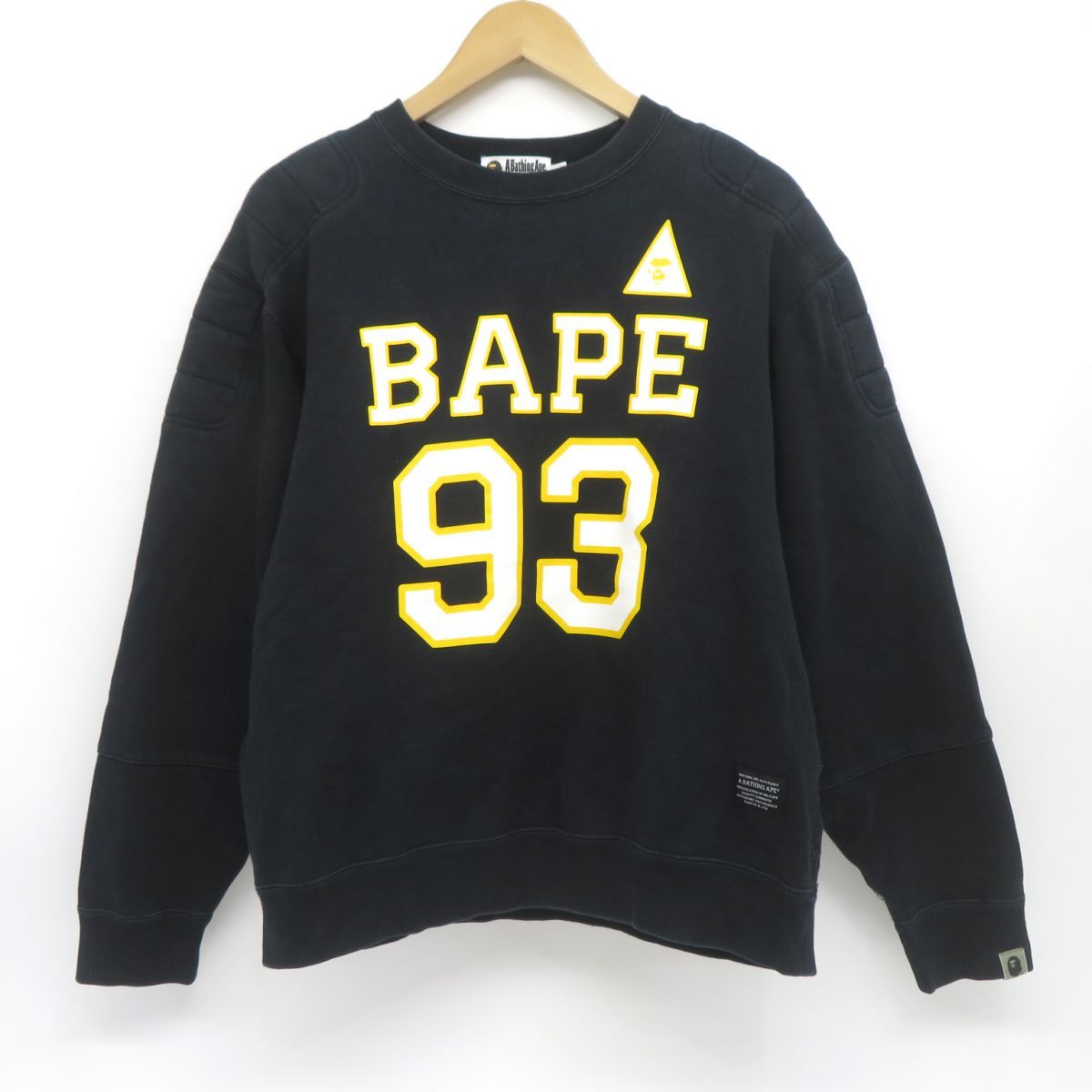 【最終値下げ】アベイシングエイプ トレーナー（スウェット） A BATHING APE アベイシングエイプ ロゴプリント スウェット