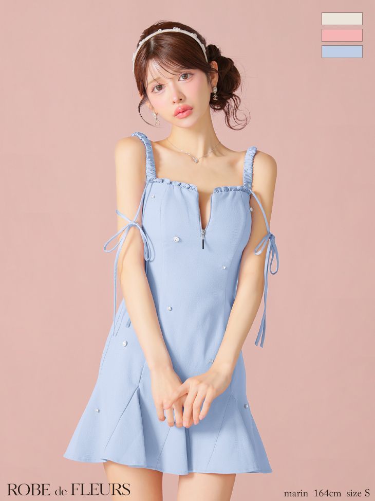 DEA. by ROBE de FLEURS ディアバイローブドフルール ミニドレス