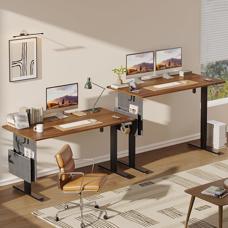 電動昇降式デスク スタンディングデスク 幅140cm 奥行き60cm