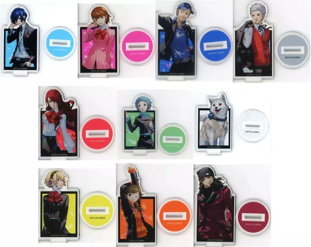 中古】アクリルスタンド・アクリルパネル 全10種セット 「ペルソナ3