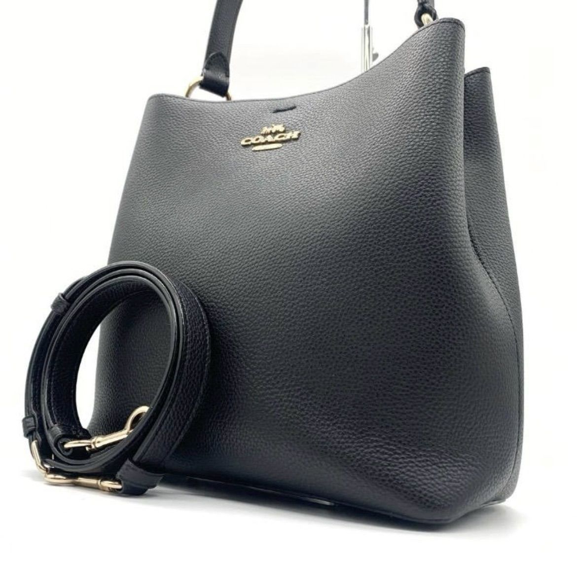 極美品<!-利用不可文字-!>COACH コーチ 91122 ハンドバッグ トート 