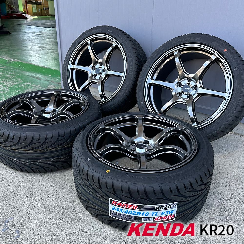 86 ZN6 BRZ ZC6 18インチ タイヤホイールセット Acht-6 クロニウム