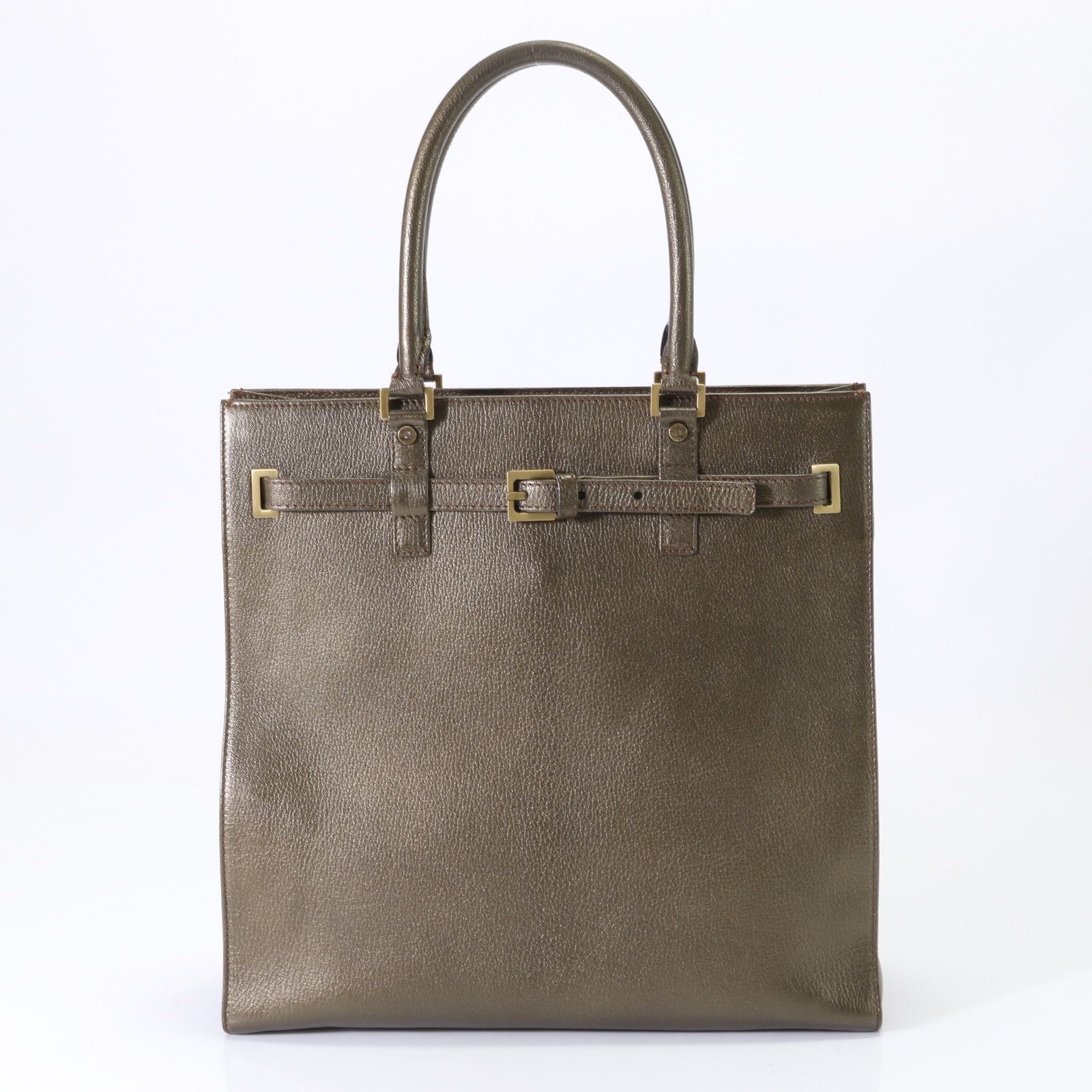 CELINE セリーヌ ゴールド ハンドバッグ レザー CELINE セリーヌ CE00/14 ブギーバッグ ハンドバッグ レザー