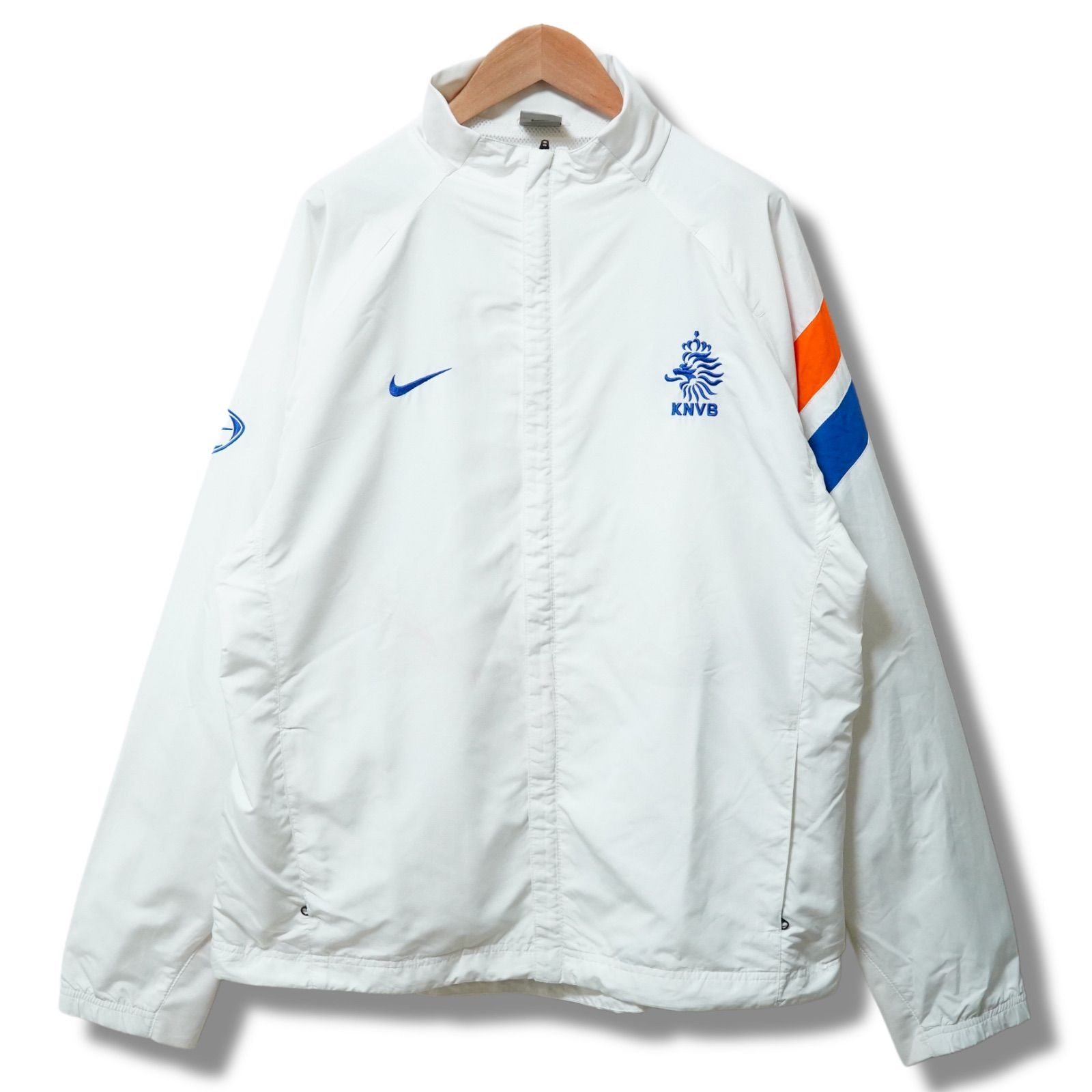 ナイキ ウインドブレーカー L 00s ホワイト NIKE オランダ代表