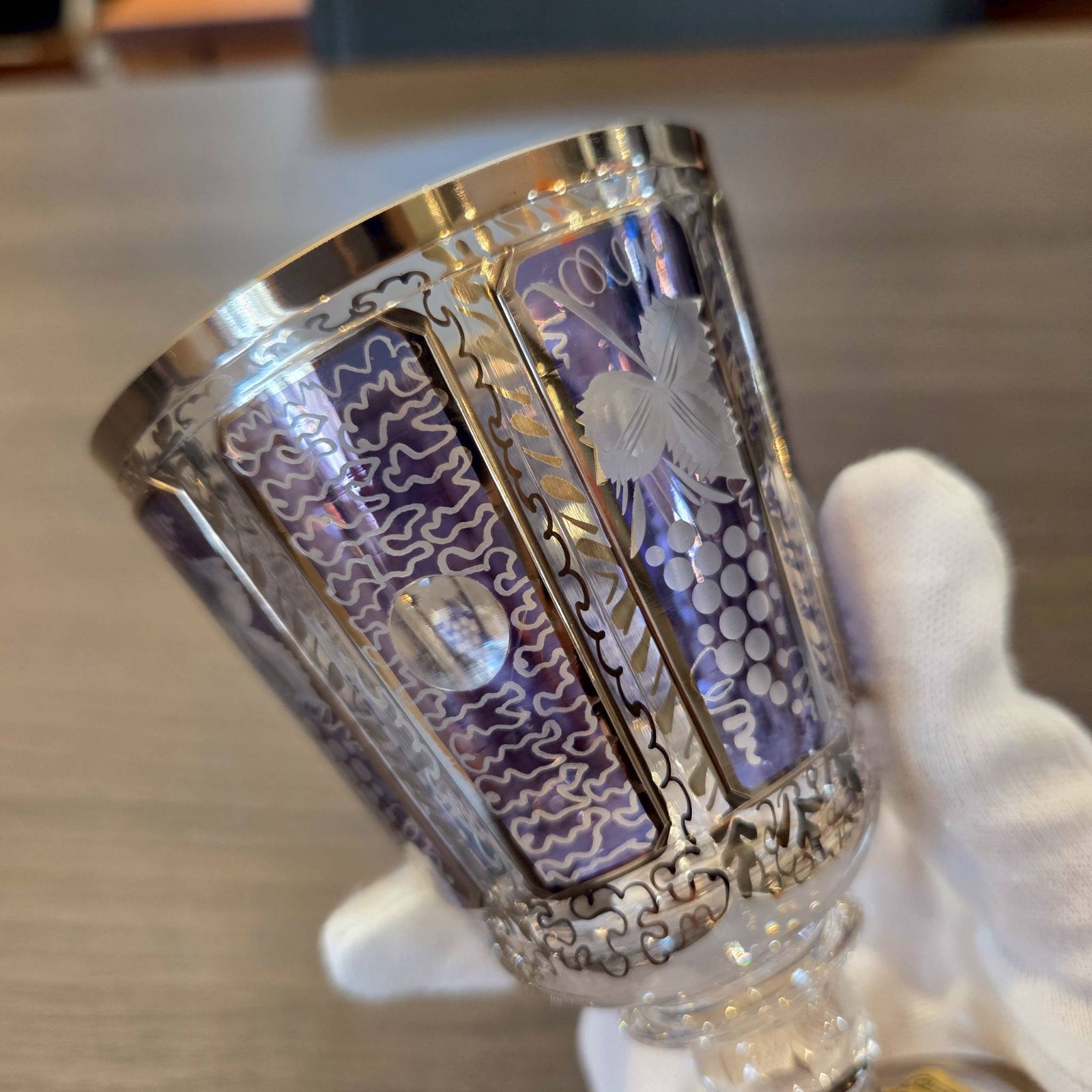 EGERMANN エーゲルマン ボヘミアガラス ワイングラス ショットグラス