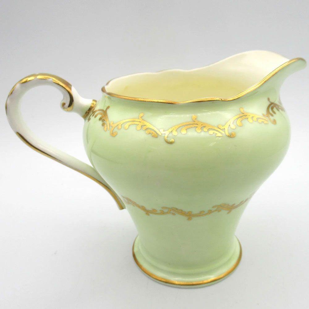 ヴィンテージ 食器 ミルクジャグ Aynsley エインズレイ 一部ハンドペイント イギリス 1939年頃 23 A 823 5