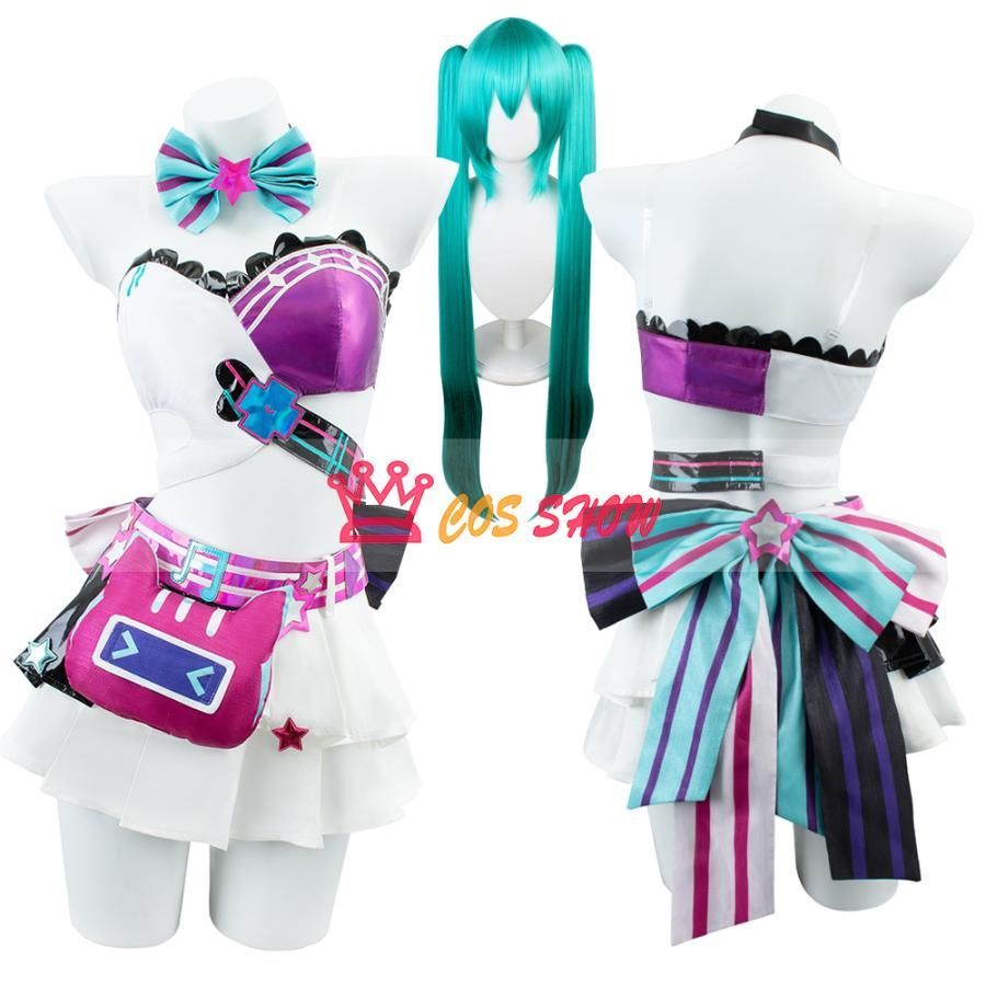 Muse Dash ミク連動 初音ミク コスプレ衣装 cosplay仮装 ウィッグ追加 イベント ステージ服 舞台 ハロウィン クリスマス