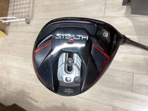 テーラーメイド STEALTH2 PLUS 3W フェアウェイウッド FW 純正特注シャフト フレックスX メンズ 男性用 右利き 右用 Bランク ゴルフクラブ