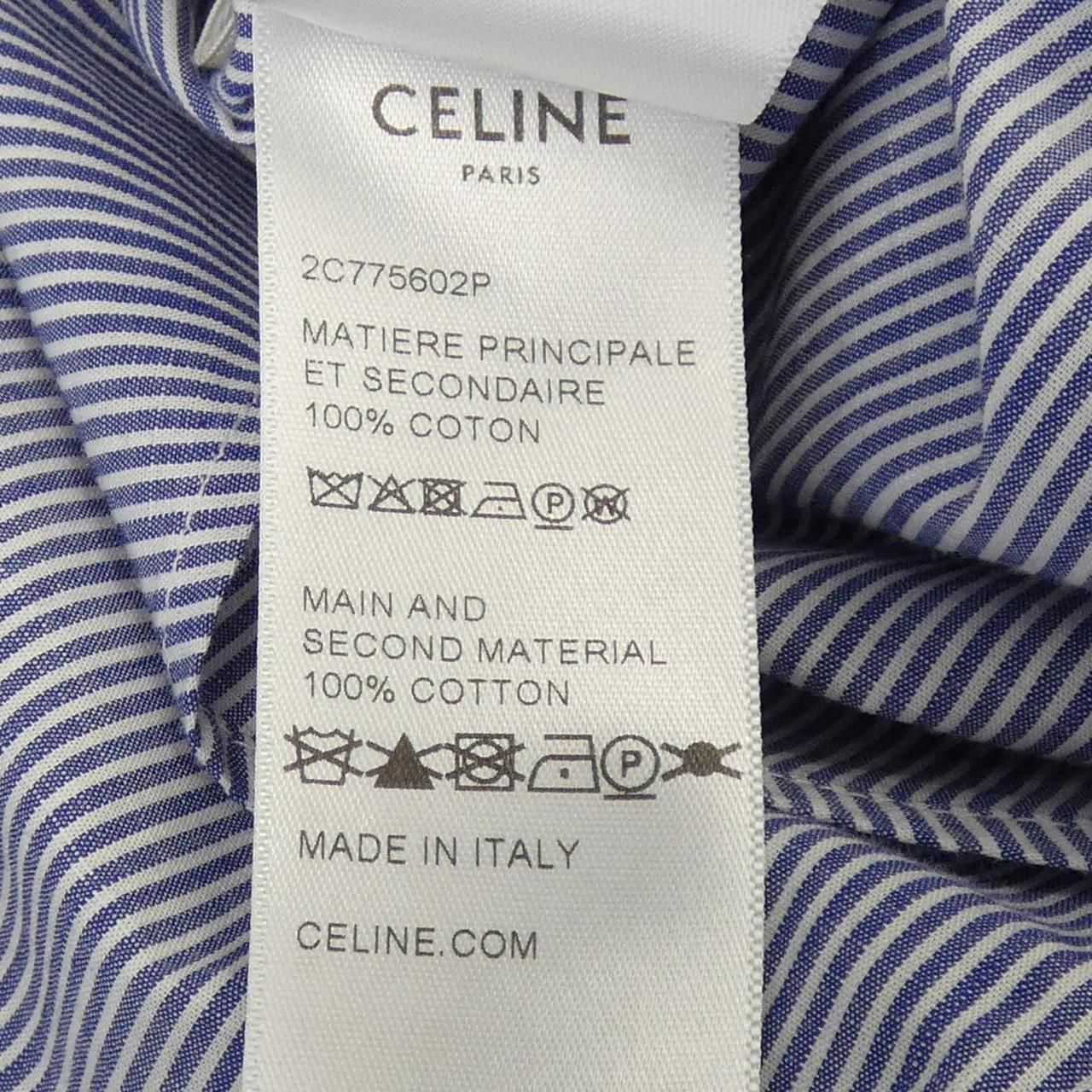  セリーヌ CELINE トリオンフ ストライプオーバーシャツ シャツ その他 トップス