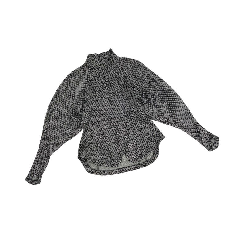 未使用 Mame Kurogouchi マメクロゴウチ High Neck Zipup Jersey Top ハイネックジップアップトップス カットソー ブラック 1 MM22FW-JS032 未使用 Mame Kurogouchi マメクロゴウチ High Neck Zipup Jersey